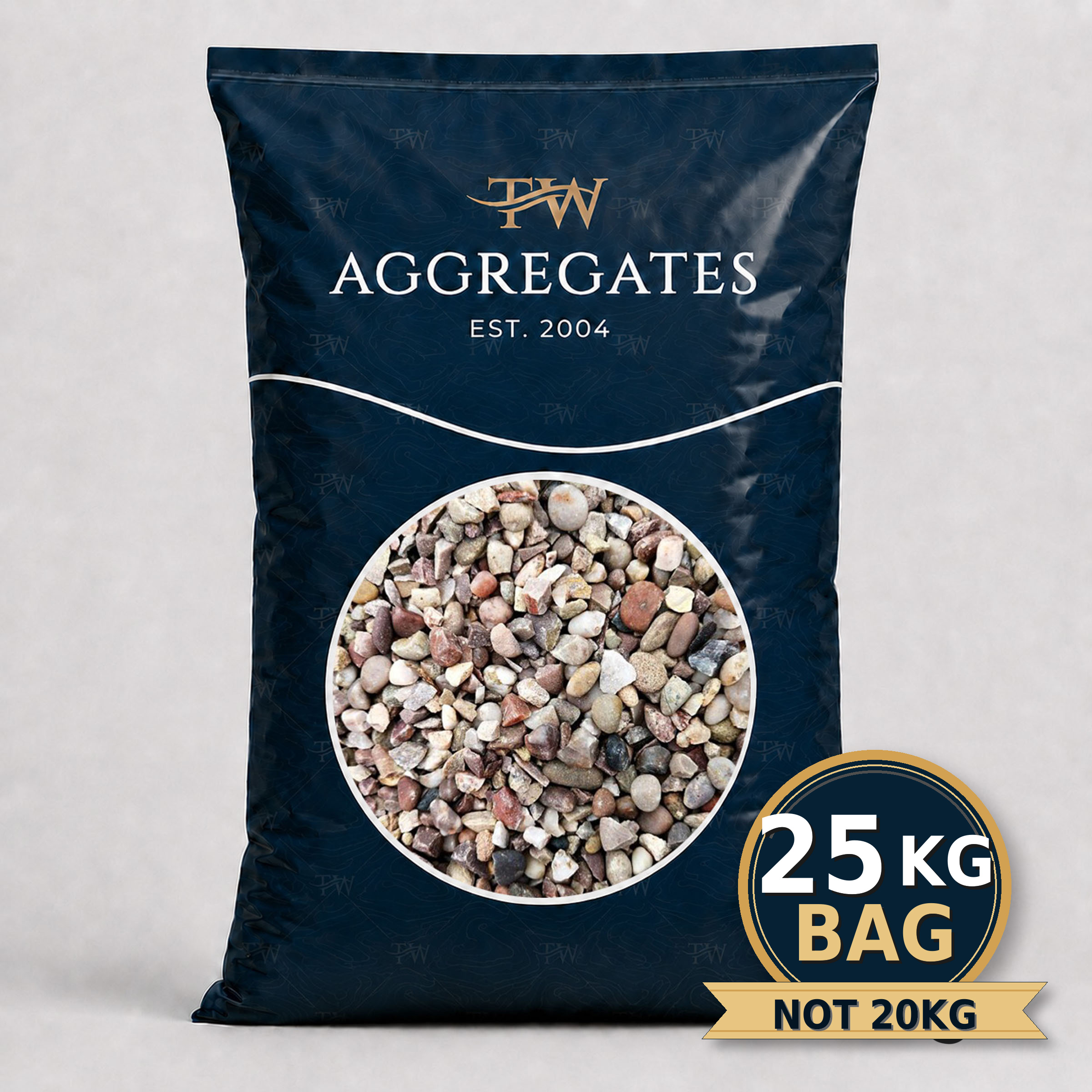10mm Pea Gravel 25KG Maxi Bag