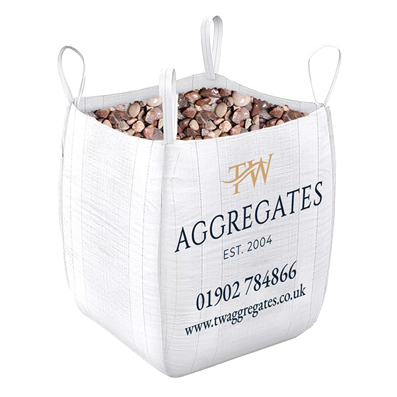 Staffordshire Pink Gravel 20mm Bulk Bag - Image 2
